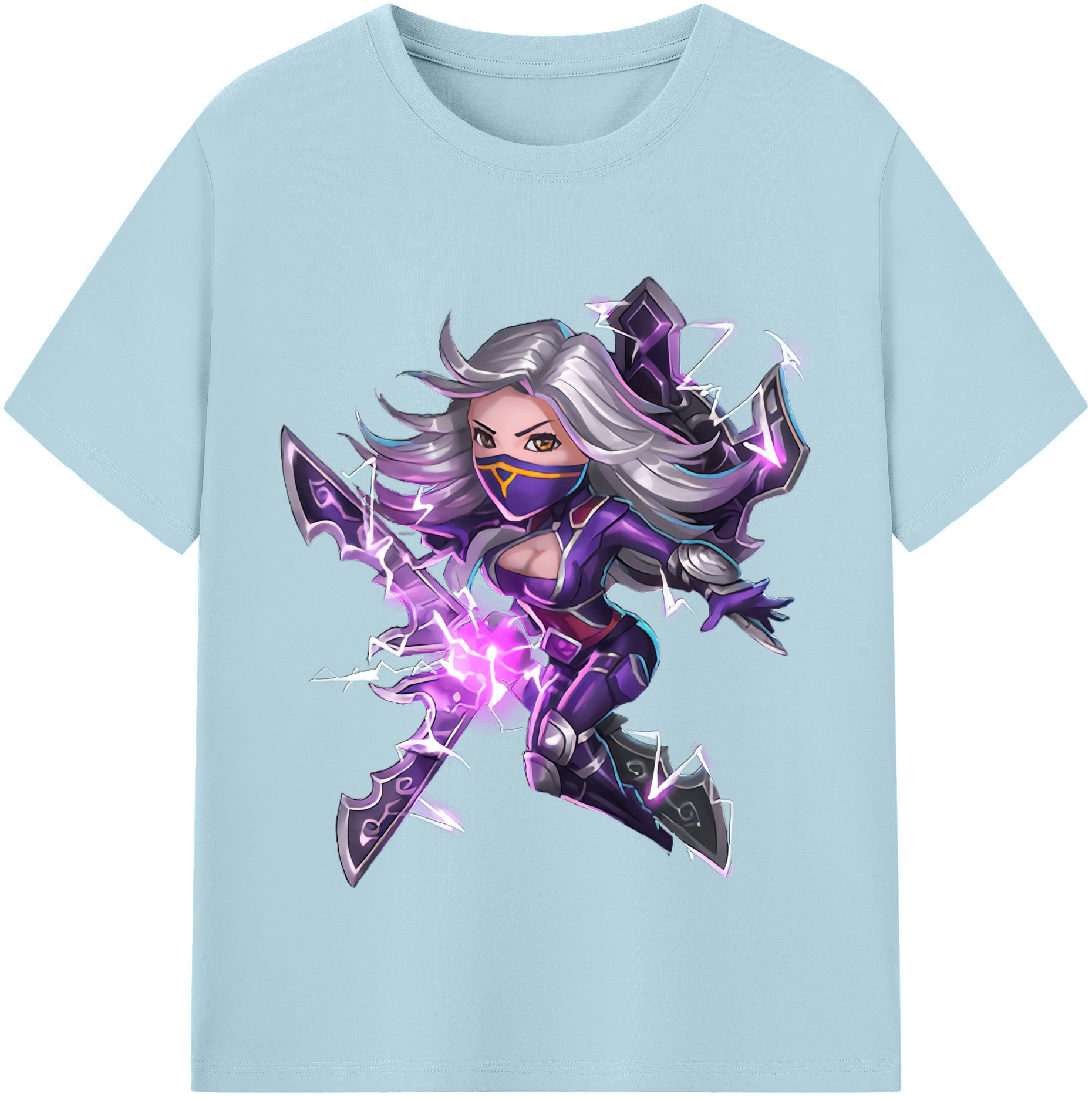 リーグ・オブ・レジェンド League of Legends LOL 綿100％半袖Tシャツ（フロントプリント）